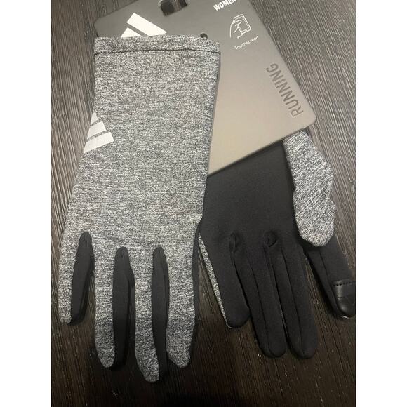 adidas Accessories - NEW ADIDAS Running Touchscreen Reflective Gloves Women's Medium